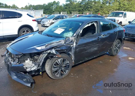 2018 Honda Civic Ex-T из США, поврежденный, VIN JHMFC1F37JX026871